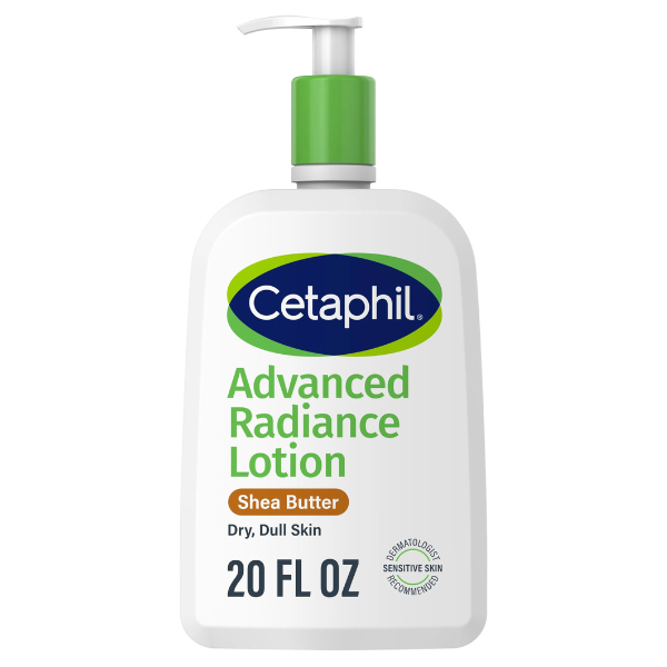 Cetaphil Body Lotion, Advanced Radiance Lotion with Shea Butter for Dry, Sensitive Skin, 16 oz Pack of 2, Fragrance Free, Hypoallergenic, Non-Comedogenic