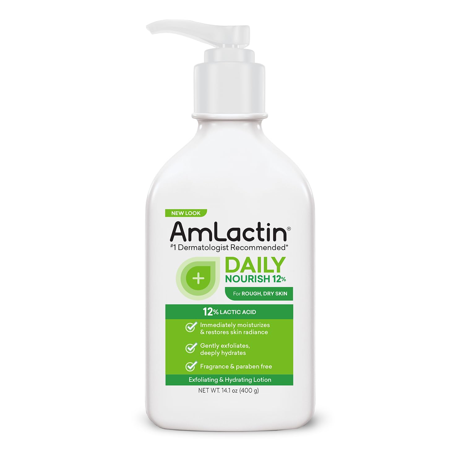 AmLactin Daily Nourish 5% – 7.9 oz Body Lotion with 5% Lactic Acid – Exfoliator and Moisturizer for Dry Skin​